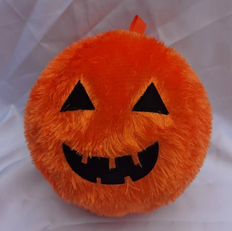 Bounce with PVC Inner Ball Halloween Jack-O-Lantern Stuffed Bouncy Balls